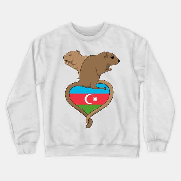 Gerbil Azerbaijan (light) Crewneck Sweatshirt by RampArt